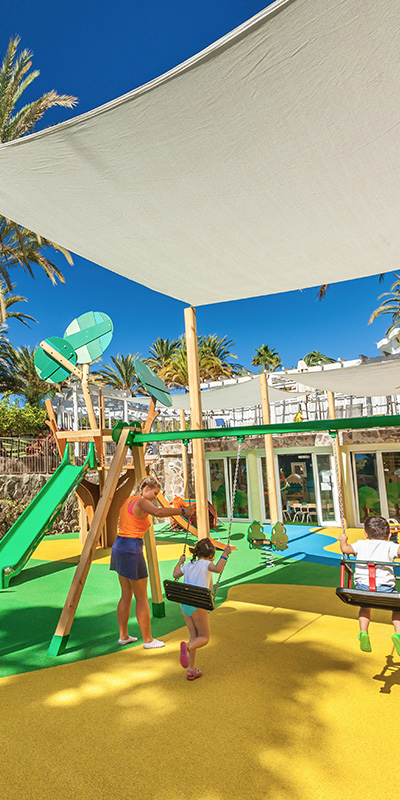  Emblematic image of the Aboritos Club park at the Abora Catarina by Lopesan Hotels in Playa del Inglés, Gran Canaria 